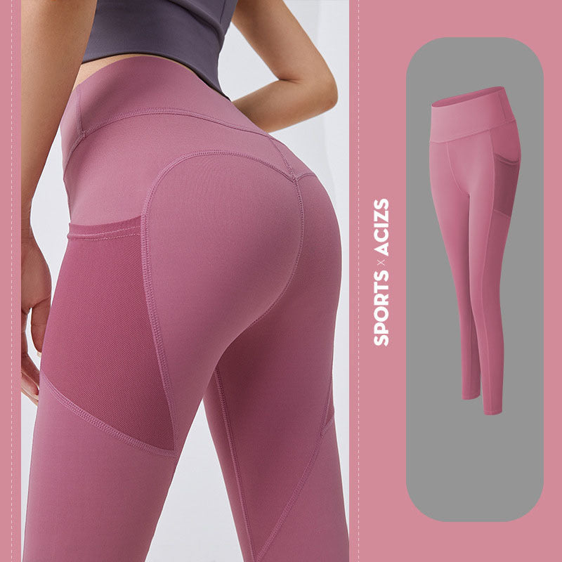 Women’s Yoga Pants with Pockets – Tummy Control Gym & Fitness Leggings