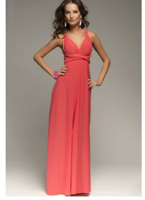 Women’s Sexy Multiway Long Party Dress – Backless Bandage Maxi for Club, Summer & Bridesmaids