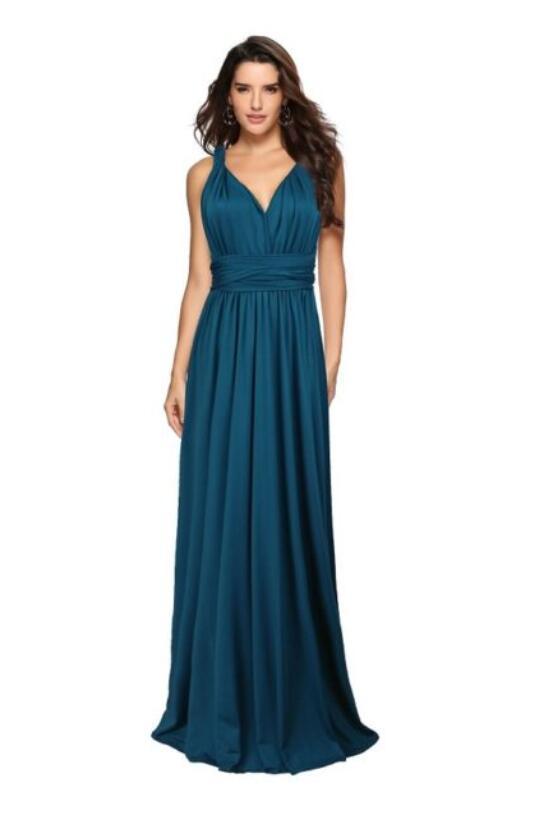 Women’s Sexy Multiway Long Party Dress – Backless Bandage Maxi for Club, Summer & Bridesmaids