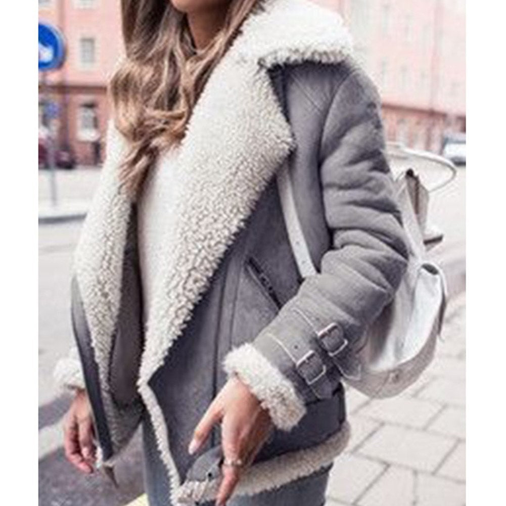 Women’s Plus Size Winter Jacket – Thick Cotton Overcoat, Stylish Warm Outerwear