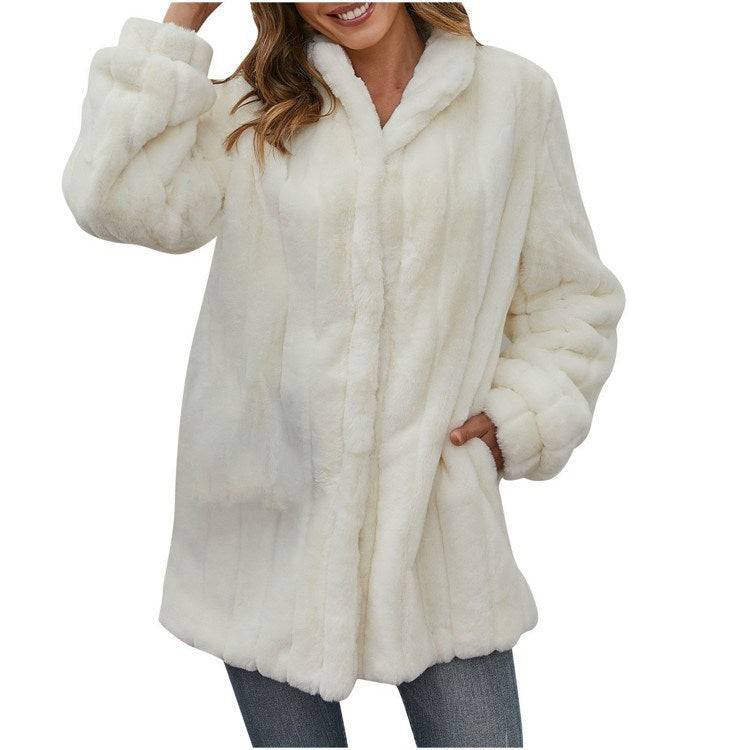 Women’s White Floral Winter Jacket – Lightweight Spring Coat, Sports Style Outerwear