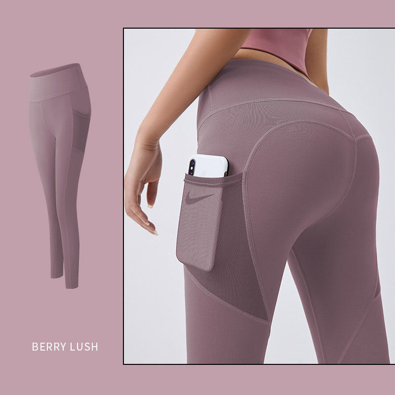 Women’s Yoga Pants with Pockets – Tummy Control Gym & Fitness Leggings