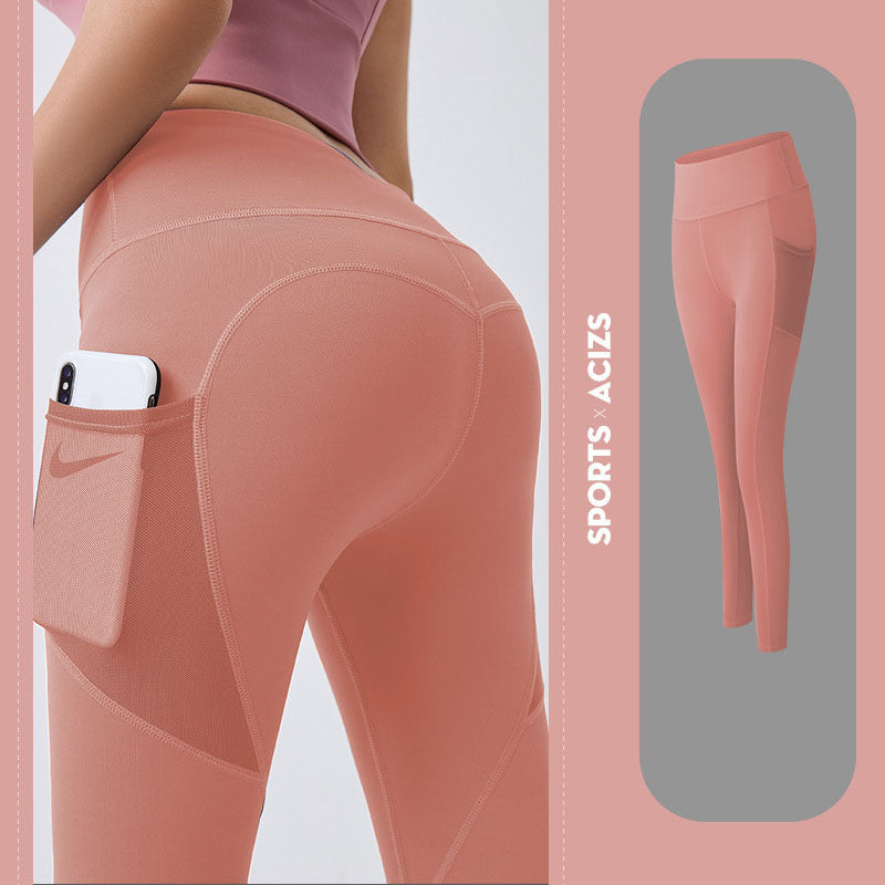 Women’s Yoga Pants with Pockets – Tummy Control Gym & Fitness Leggings