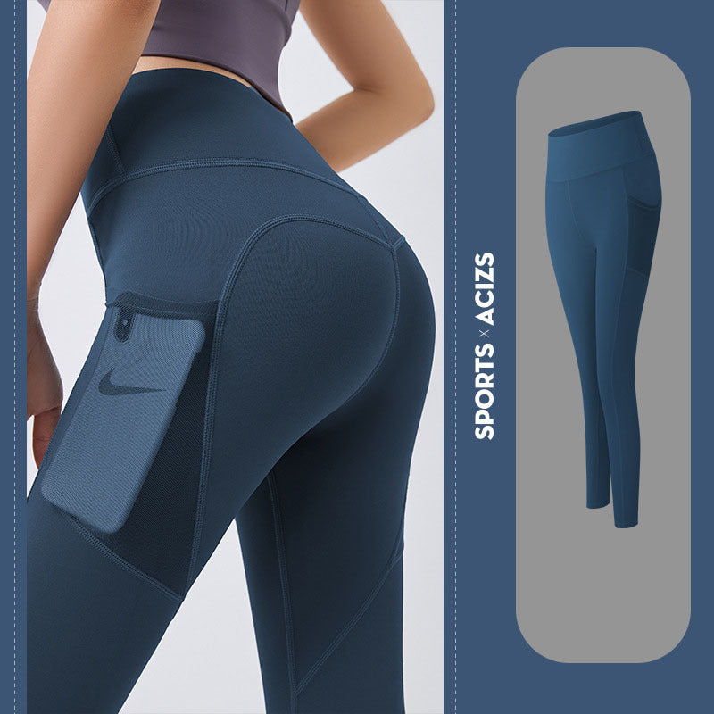 Women’s Yoga Pants with Pockets – Tummy Control Gym & Fitness Leggings