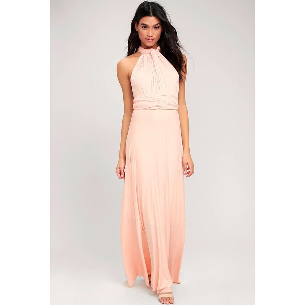 Women’s Sexy Multiway Long Party Dress – Backless Bandage Maxi for Club, Summer & Bridesmaids