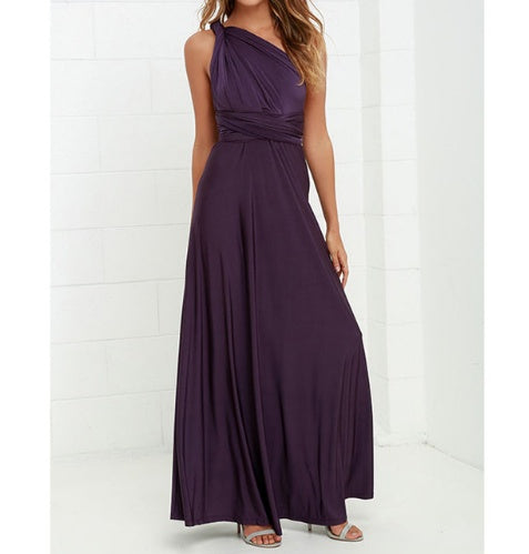 Women’s Sexy Multiway Long Party Dress – Backless Bandage Maxi for Club, Summer & Bridesmaids