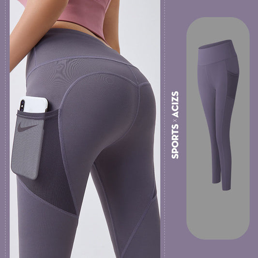 Women’s Yoga Pants with Pockets – Tummy Control Gym & Fitness Leggings