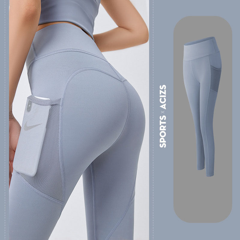 Women’s Yoga Pants with Pockets – Tummy Control Gym & Fitness Leggings